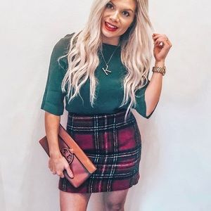 Plaid skirt